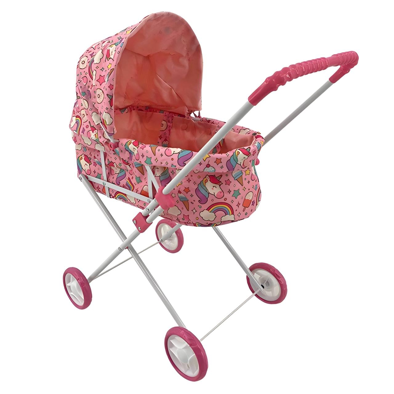 Кукольная коляска Melobo Розовый (9391 HT) Кукольная коляска Melobo Розовый (9391 HT)