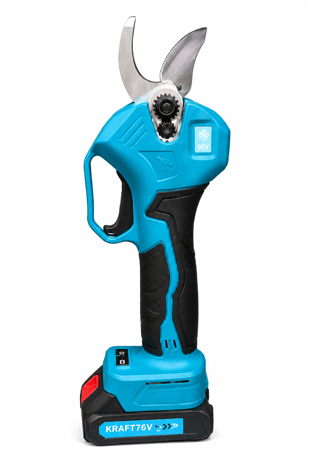 Секатор аккумуляторный KRAFFTEC KFC770 48V 2 аккумулятор Синий (Digital KFC770)