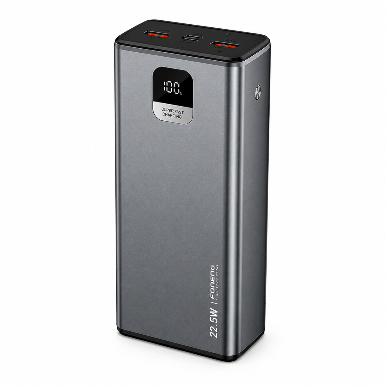 Повербанк Foneng GT300 30000 mAh 22,5W & 3 Outputs Metallic Grey (48301742)