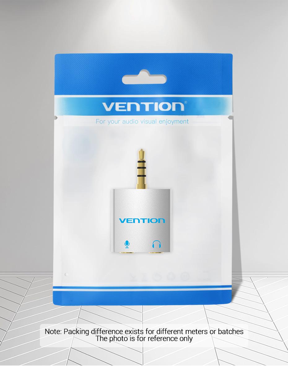 Кабель Vention 3,5 мм minijack-2х3,5 мм minijack AUX 4-пиновый TRRS Белый (BDBW0) - фото 12 Кабель Vention 3,5 мм minijack-2х3,5 мм minijack AUX 4-пиновый TRRS Белый (BDBW0) - фото 12