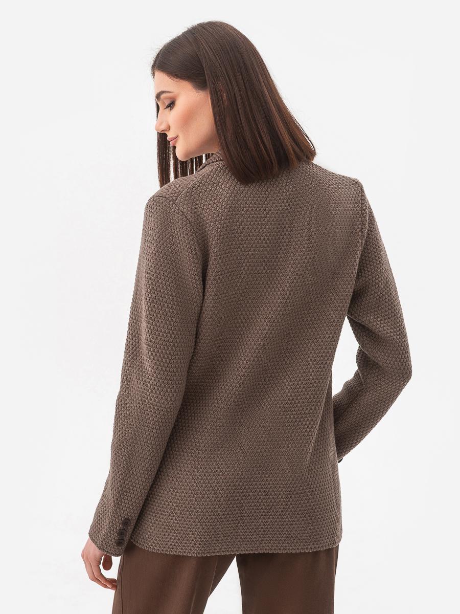 Піджак жіночий рисової в'язки SVTR р. 40-42 Капучино (598) - фото 11 Піджак жіночий рисової в'язки SVTR р. 40-42 Капучино (598) - фото 11