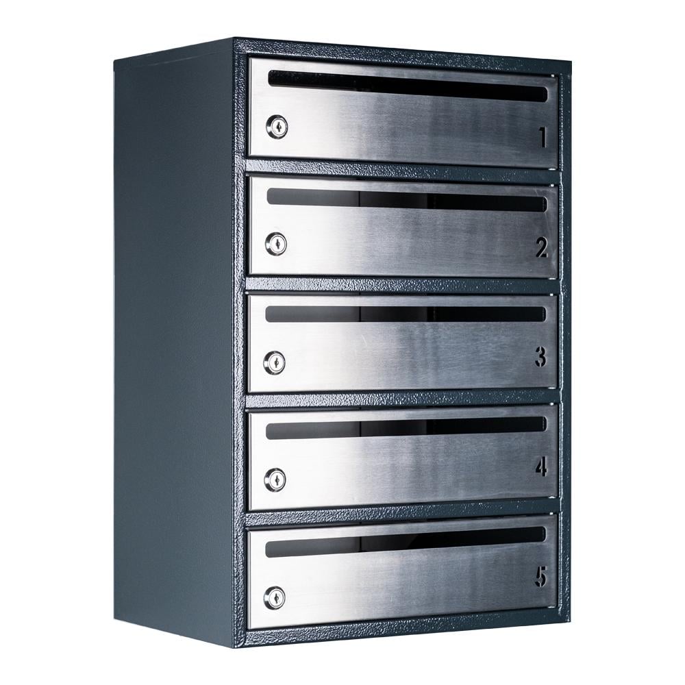 Скринька поштова багатосекційна Е2-05.F RAL 7016 (22050205)