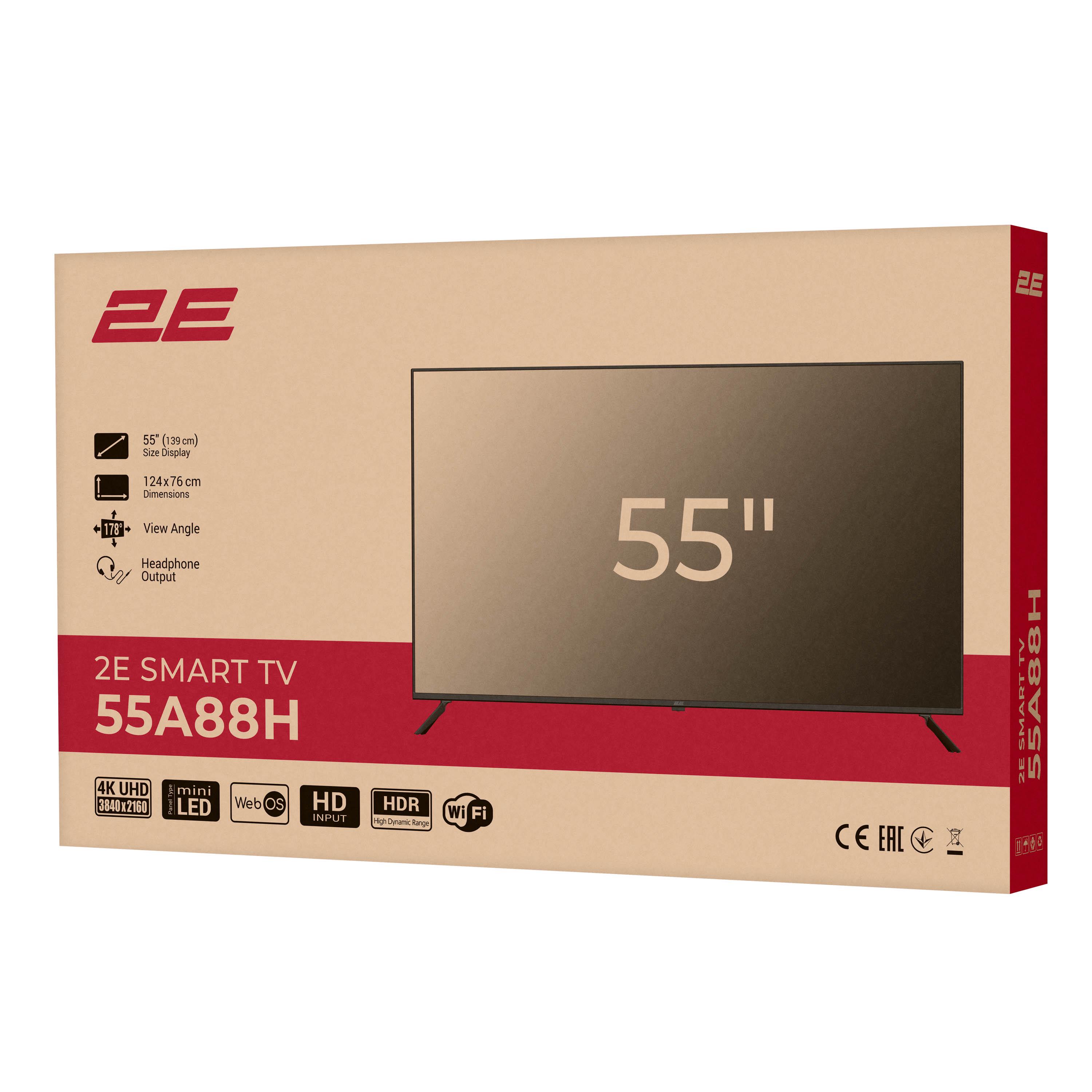 Телевизор 2E WebOS SmartTV MiniLED Черный (2E-55A88H) - фото 8 Телевизор 2E WebOS SmartTV MiniLED Черный (2E-55A88H) - фото 8