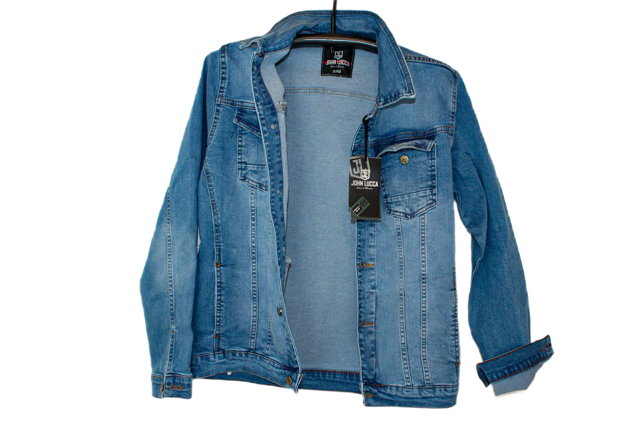 Куртка джинсовая 4-017 XL Голубой (1501)