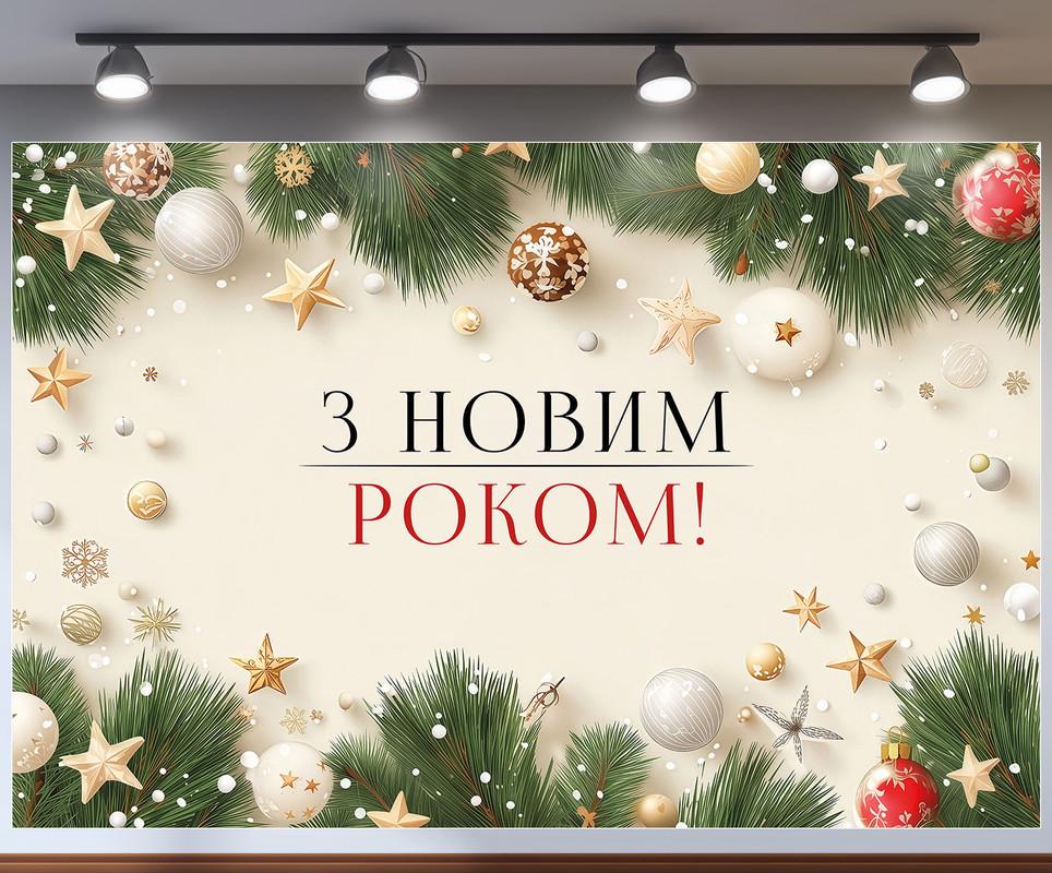Баннер-фотозона Новый год 240x160 см №46317 Баннер-фотозона Новый год 240x160 см №46317