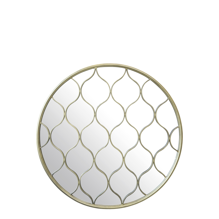 Зеркало настенное d 84x3,5 см Золотой (000010)