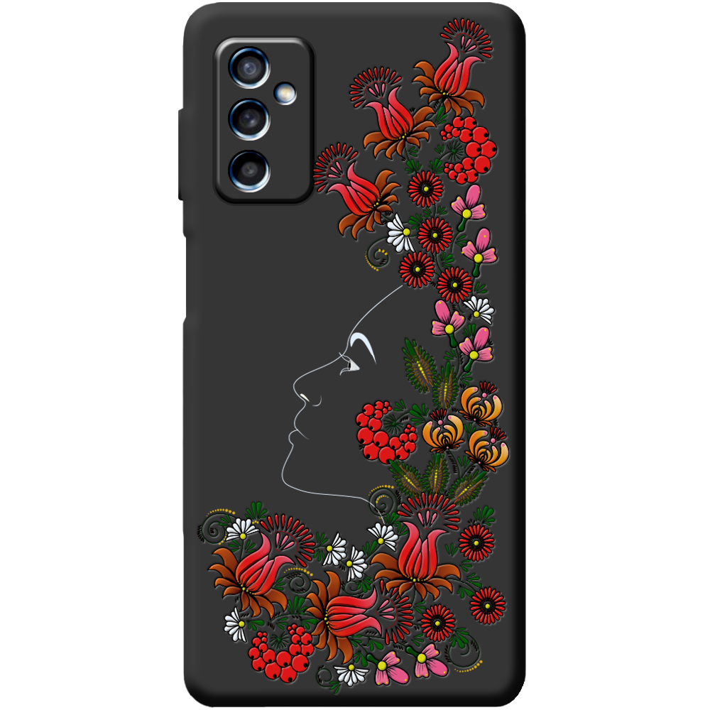 Чехол BoxFace Samsung Galaxy M52 (M526) 3D Ukrainian Muse Черный силикон (43657-bk64-43763)