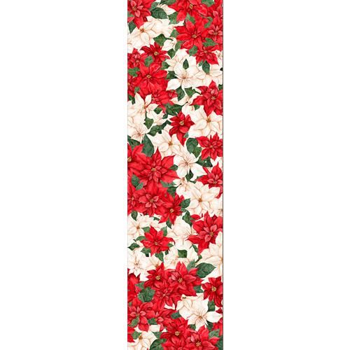 Дорожка на стол Рождественские цветы 150x40 см (DR_23NG024)