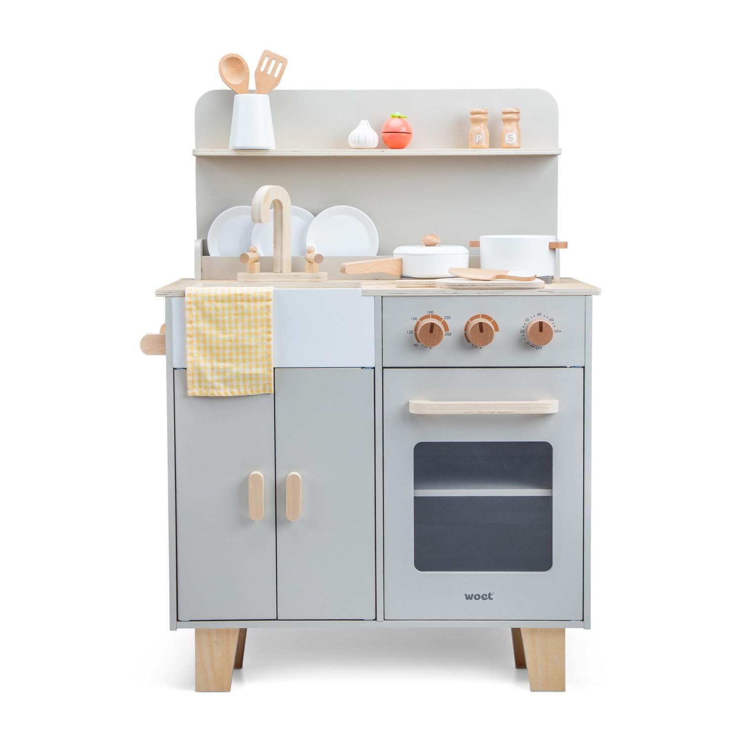 Игровой набор New Classic Toys Мини кухня 62,5x30x83 см Бежевый Игровой набор New Classic Toys Мини кухня 62,5x30x83 см Бежевый