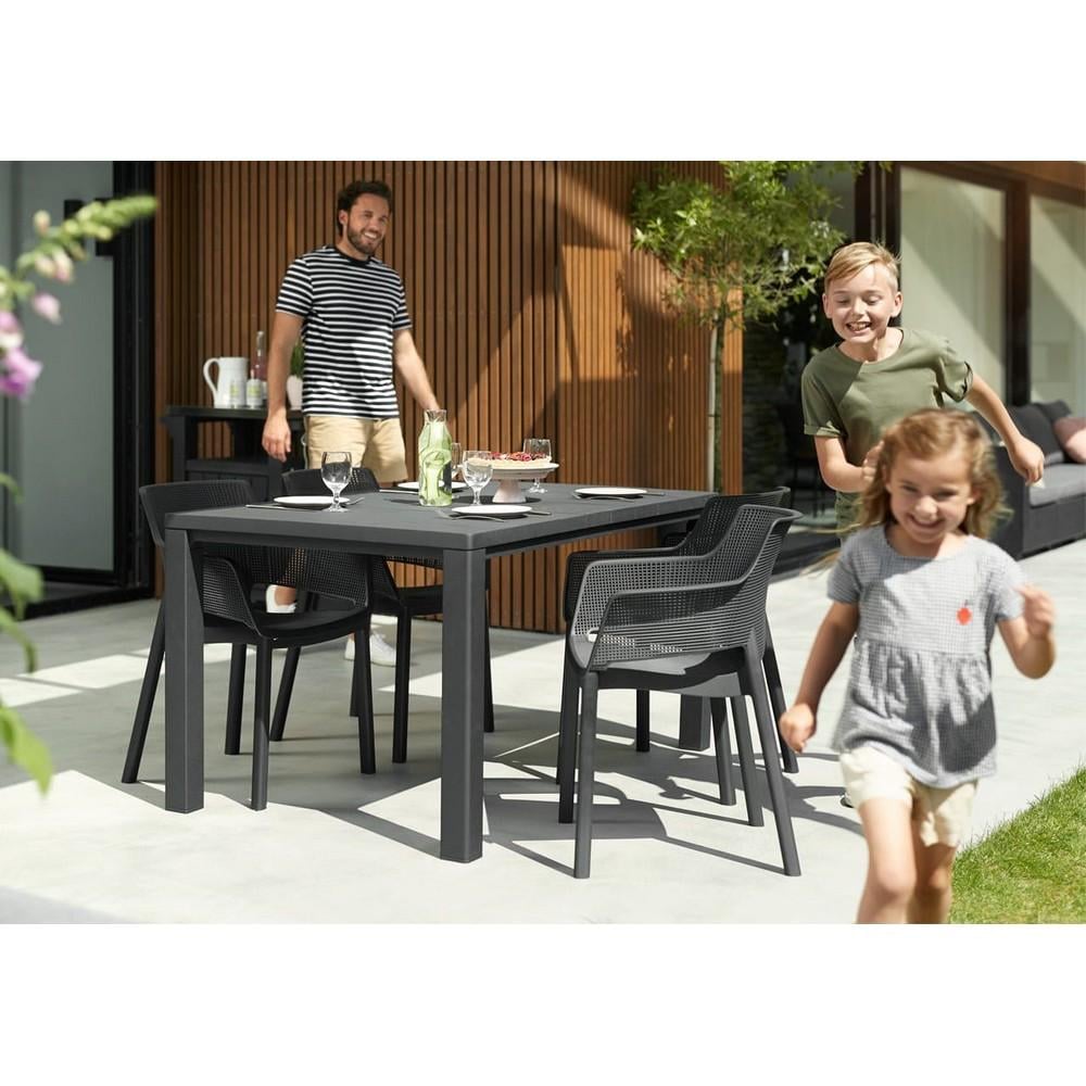 Стол садовый Keter Julie гранитный (246186) - фото 4 Стол садовый Keter Julie гранитный (246186) - фото 4