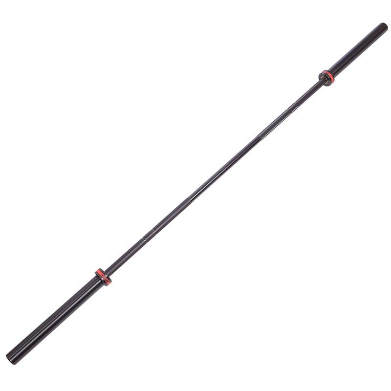 Гриф для штанги TA-7240 прямий для пауерліфтингу Чорний (58363102)