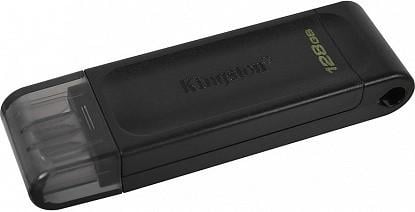 Флешка Kingston USB 3.2 DT70 USB-C 128Gb Black - фото 2