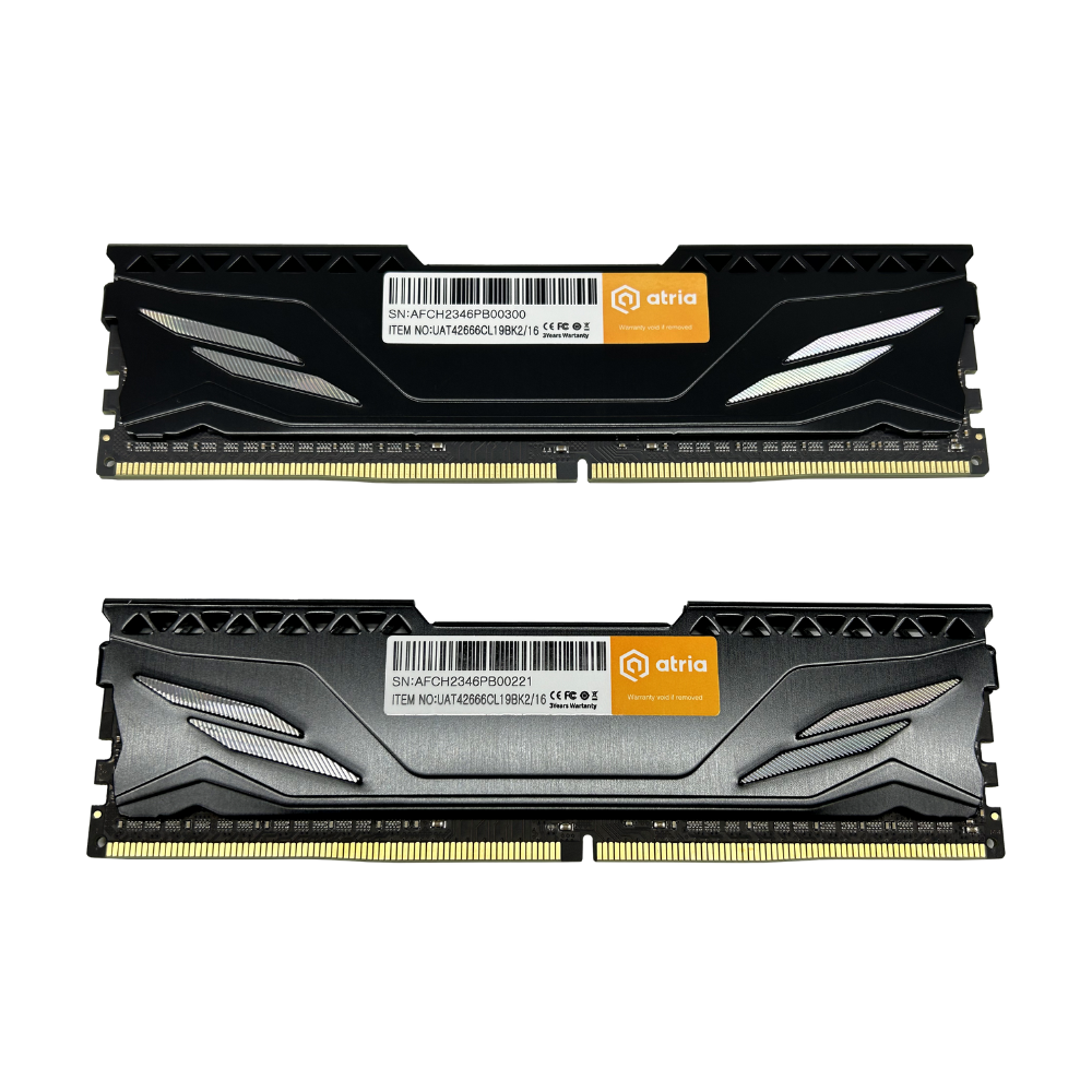 Оперативна пам'ять Atria UAT42666CL19BK2/16 DDR4/16 Gb/2666 МГц для настільних ПК (586668) - фото 2