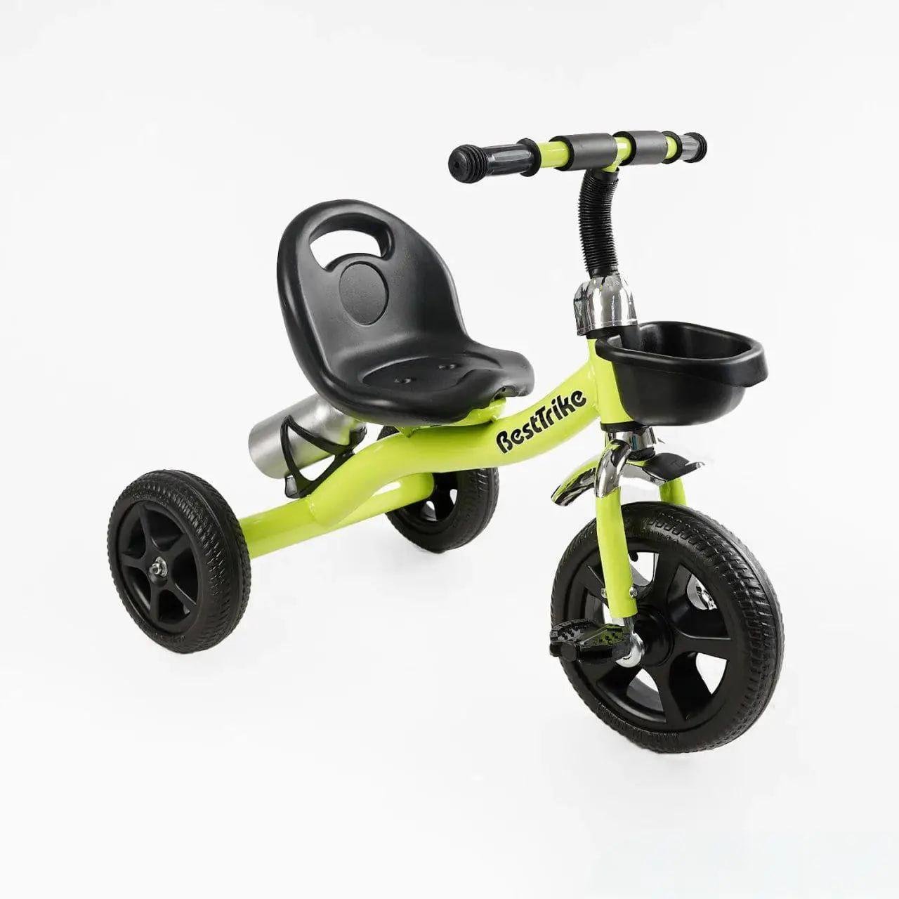 Велосипед трехколесный Best Trike с корзиной и бутылочкой (BS-11823)