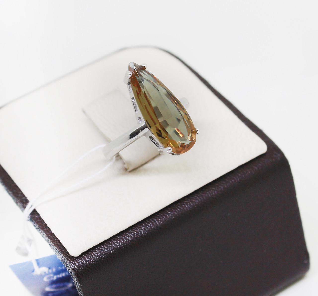 Кольцо серебряное с султанитом р. 18,5 4,41 г (1530812436)