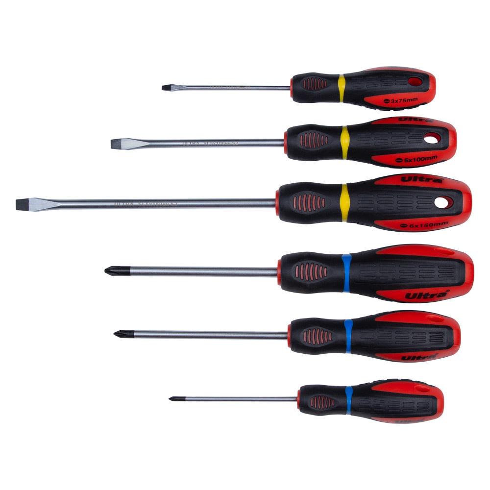 Набор отверток Ultra S2 Profi 6 шт. (4000032) Набор отверток Ultra S2 Profi 6 шт. (4000032)