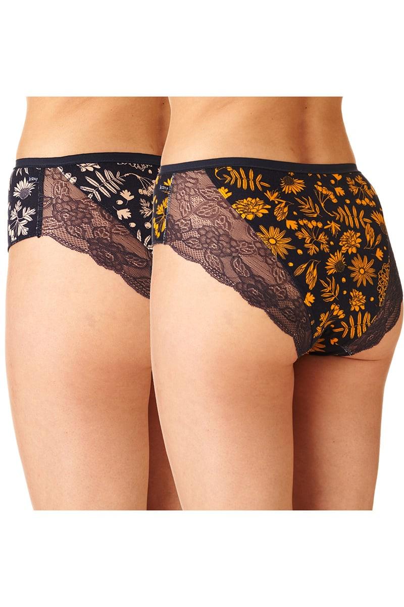 Трусики сліп Key р. 4/L 2 шт. Чорний (79802)