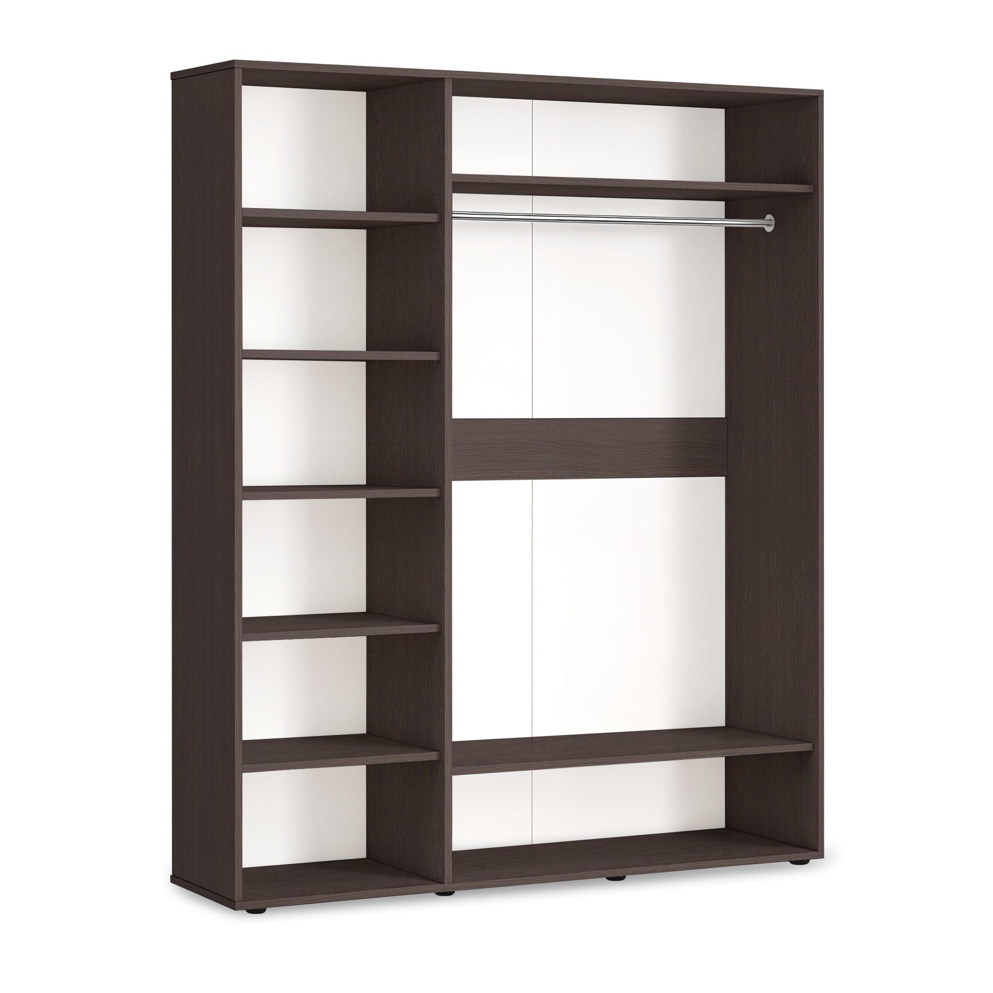 Шкаф со штангой и полками ST-0027 1800х520х2200 мм Венге Магия - фото 2