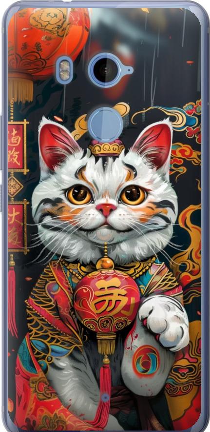 Чехол на HTC U11 Plus China Cat v2 (6135u-1363-42517) Чехол на HTC U11 Plus China Cat v2 (6135u-1363-42517)