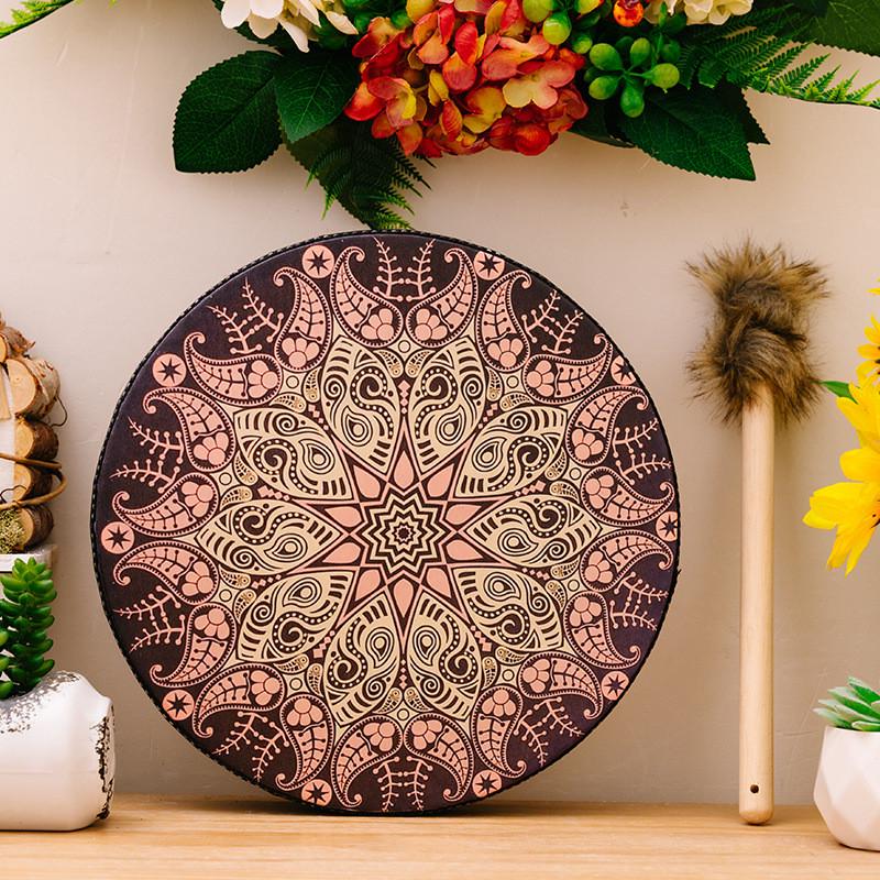 Бубен шаманський з мандалою 25 см (30895989)