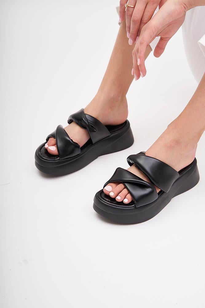 Шлепанцы женские Soprano р. 39 Черный (167410)