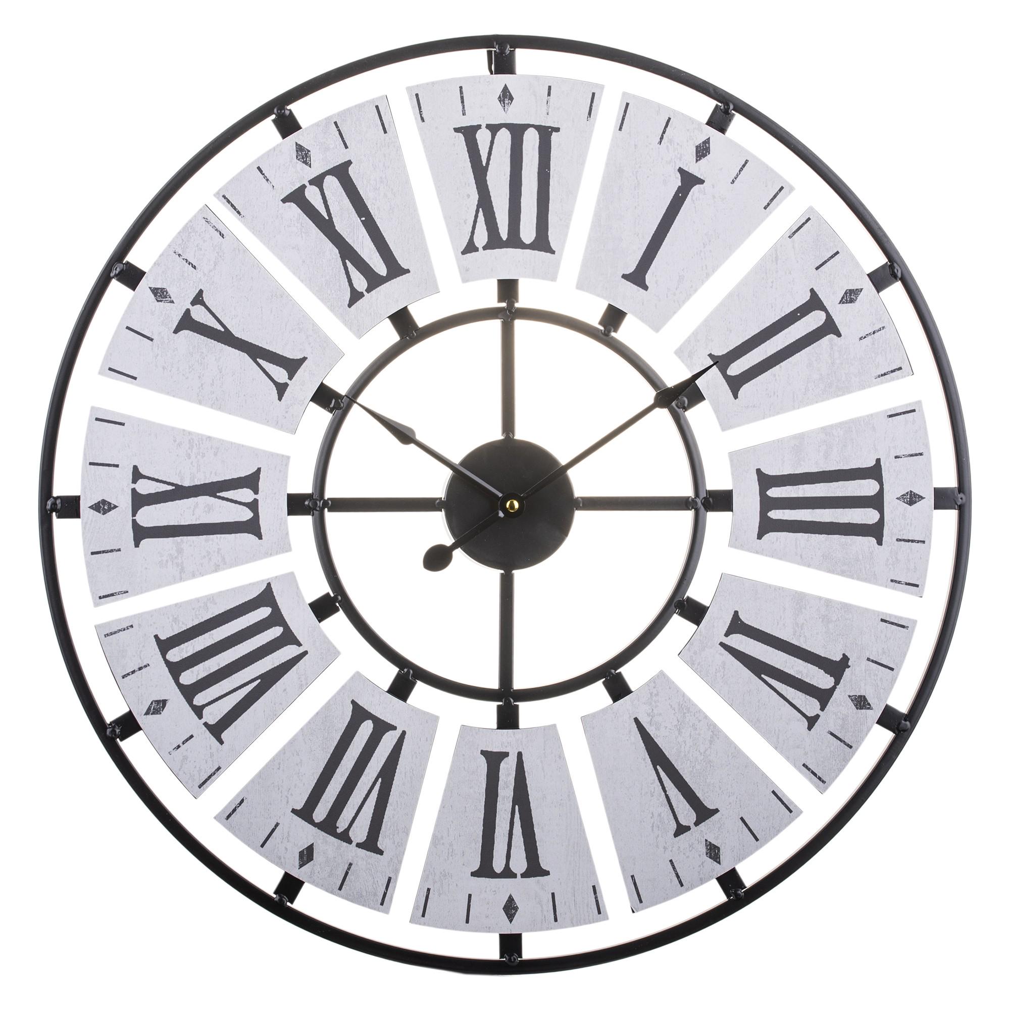 Часы на стену с циферблатом римские цифры (138608)
