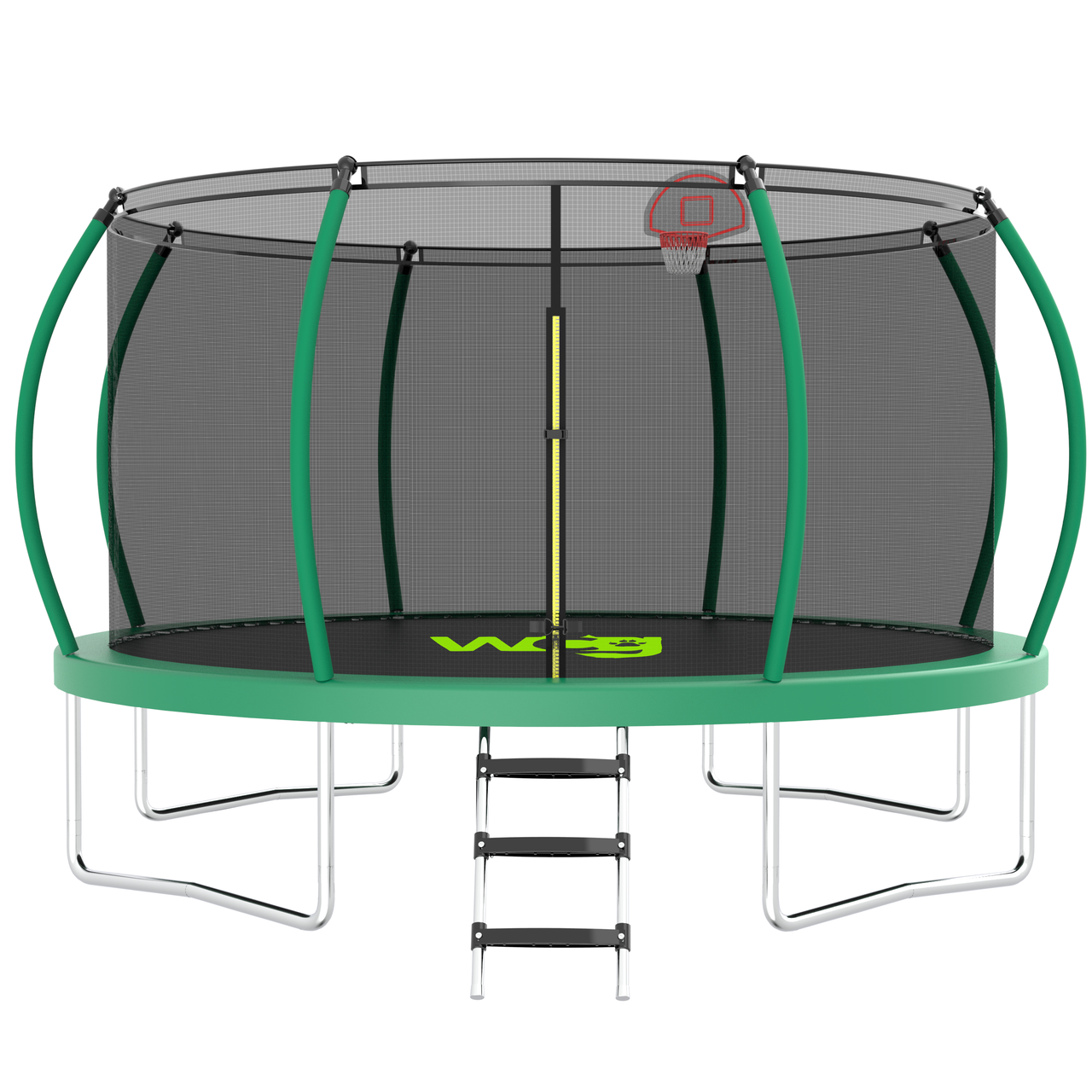 Батут WCG 12FT с внутренней защитной сеткой и LED подсветкой 366 см (2371515302_tren_2)