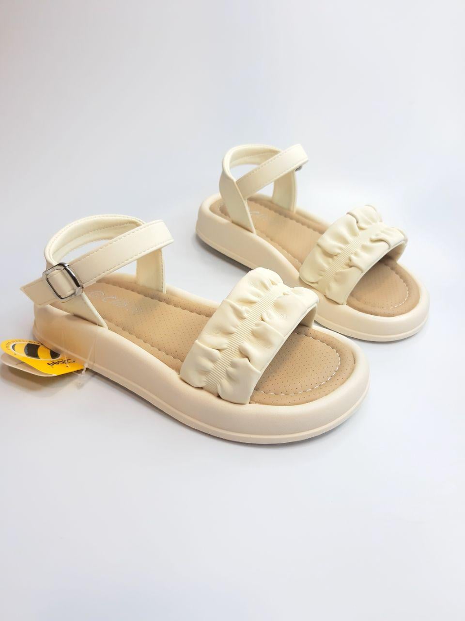 Сандали для девочки Clibee р. 34 21,5 см Бежевый (2286 beige)