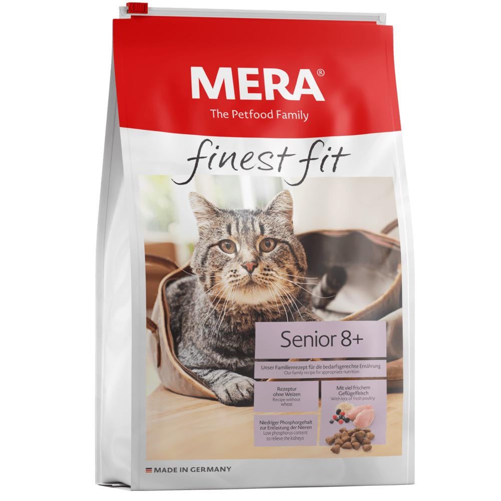 Корм сухой MERA Finest Fit Senior Cat з м'ясом птиці для літніх котів 400 г (4025877339141)