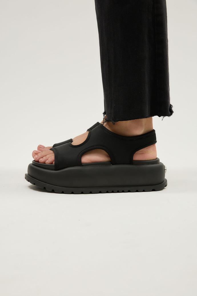 Сандалії жіночі LONZA на платформі р. 38 Чорний (186767) - фото 5