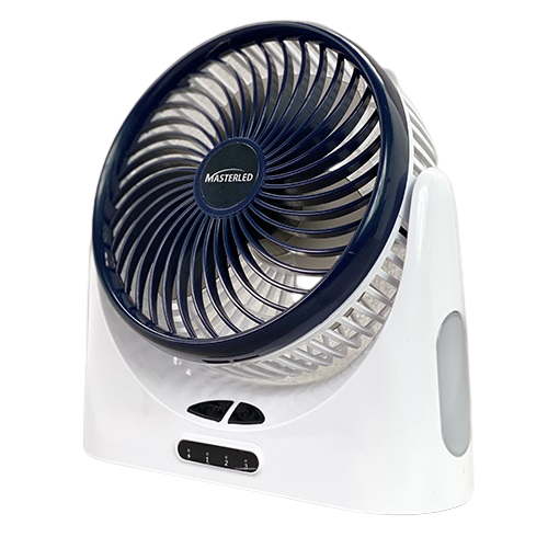 Вентилятор настольный Stenson ML-5882F USB 2x1200 mah White (572898)