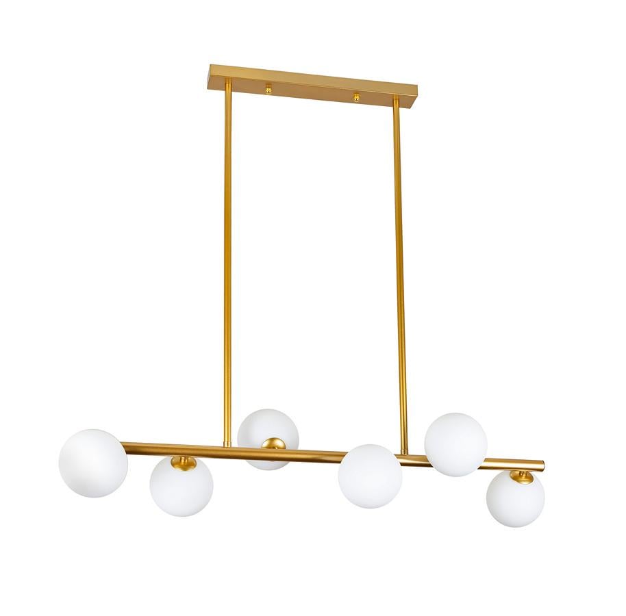 Люстра подвесная Лофт 761J2023-6 BRONZE+WH