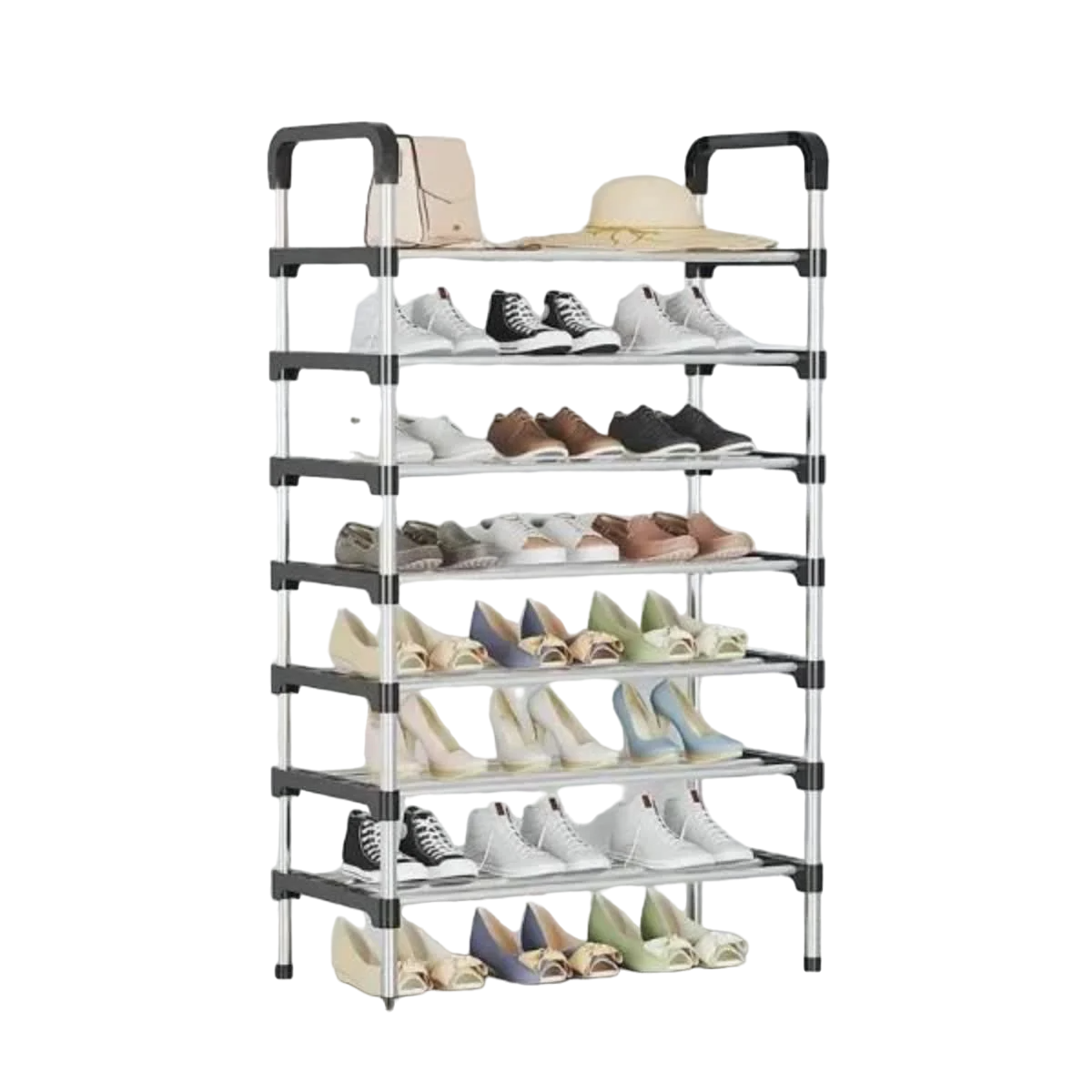 Полиця для взуття Shoe Rack 7 полиць 56х28х132 см (R93314)