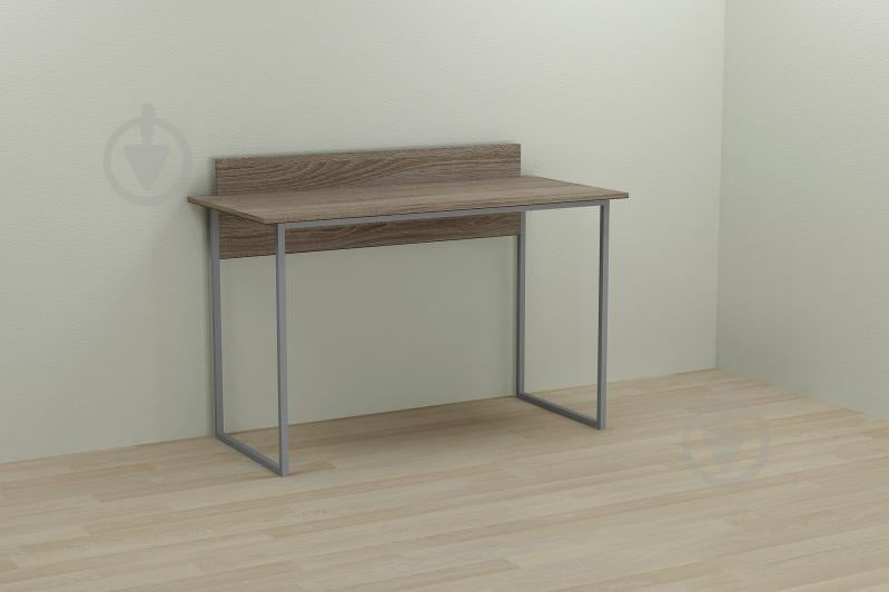 Комп'ютерний стіл Ferrum-decor Скай 75x120x70 сірий ДСП Дуб Сонома Труфель 16мм Комп'ютерний стіл Ferrum-decor Скай 75x120x70 сірий ДСП Дуб Сонома Труфель 16мм