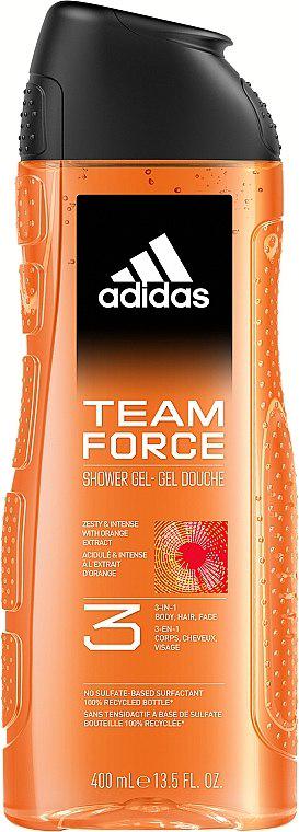 Гель для душу Adidas Team Force 3в1 400 мл