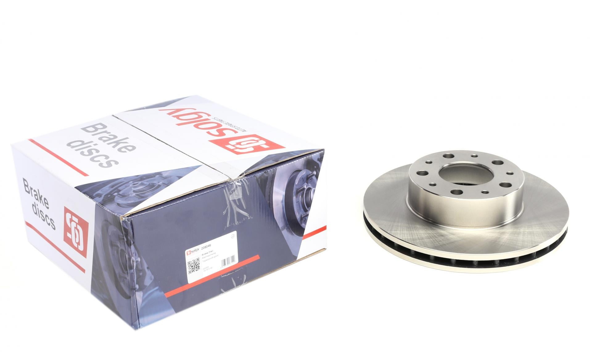 Тормозной диск передний SOLGY для Citroen Jumper/Fiat Ducato/Peugeot Boxer 06-280x28 мм (208046)