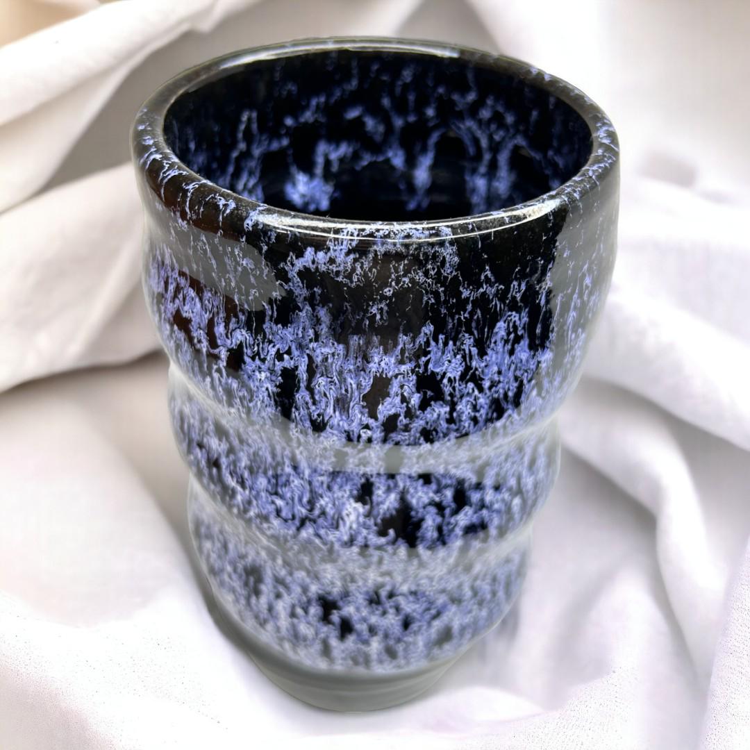 Стакан ручной работы 2шт. Черно-зеленый/Синий (14505904) - фото 7 Стакан ручной работы 2шт. Черно-зеленый/Синий (14505904) - фото 7