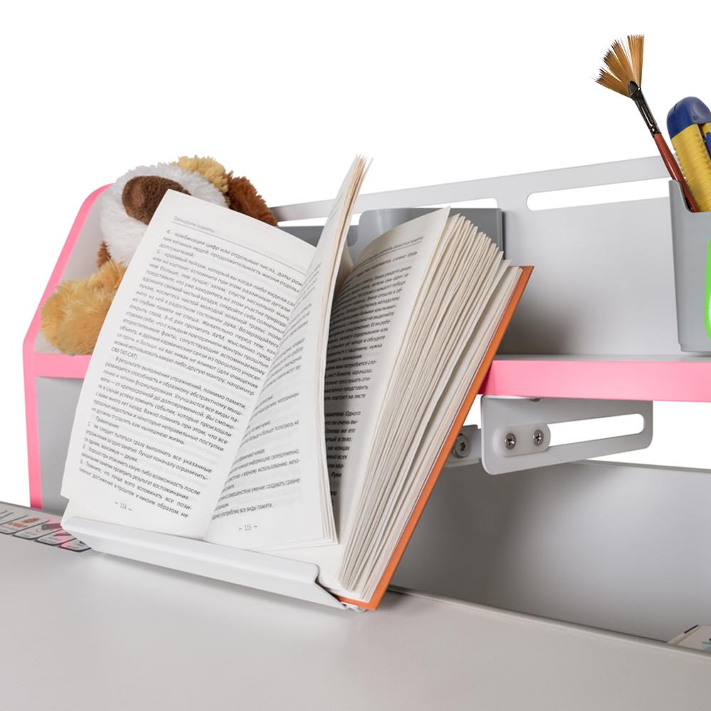 Парта трансформер школьная эргономичная Mealux Sherwood Energy Белый/Розовый (BD-830 W/PN Energy) - фото 6 Парта трансформер школьная эргономичная Mealux Sherwood Energy Белый/Розовый (BD-830 W/PN Energy) - фото 6