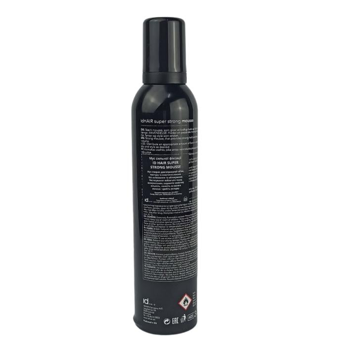 Мус для фіксакції волосся IdHair Essentials Super Strong Mousse 300 мл (23179669) - фото 3