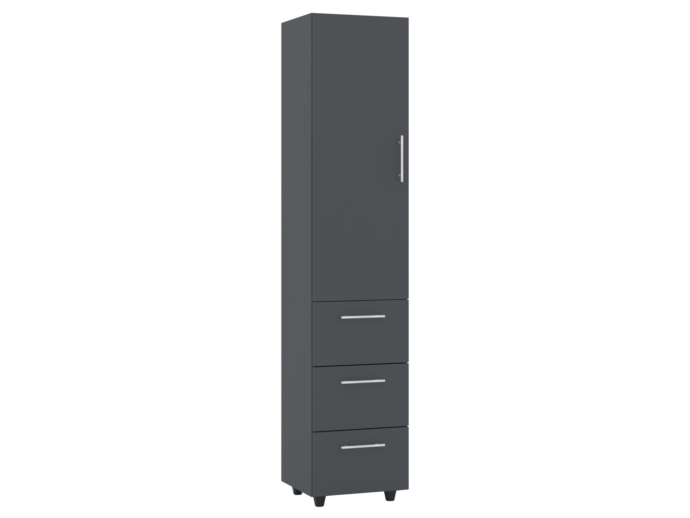 Шкаф-пенал PEHOTIN П-4 40х38х189,5 см Антрацит (PN-102074) Шкаф-пенал PEHOTIN П-4 40х38х189,5 см Антрацит (PN-102074)