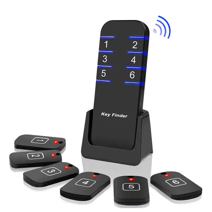 Набір трекерів Bravo Anti-Lost Alarm Key Finder бездротових 6в1 (KF06E) - фото 2