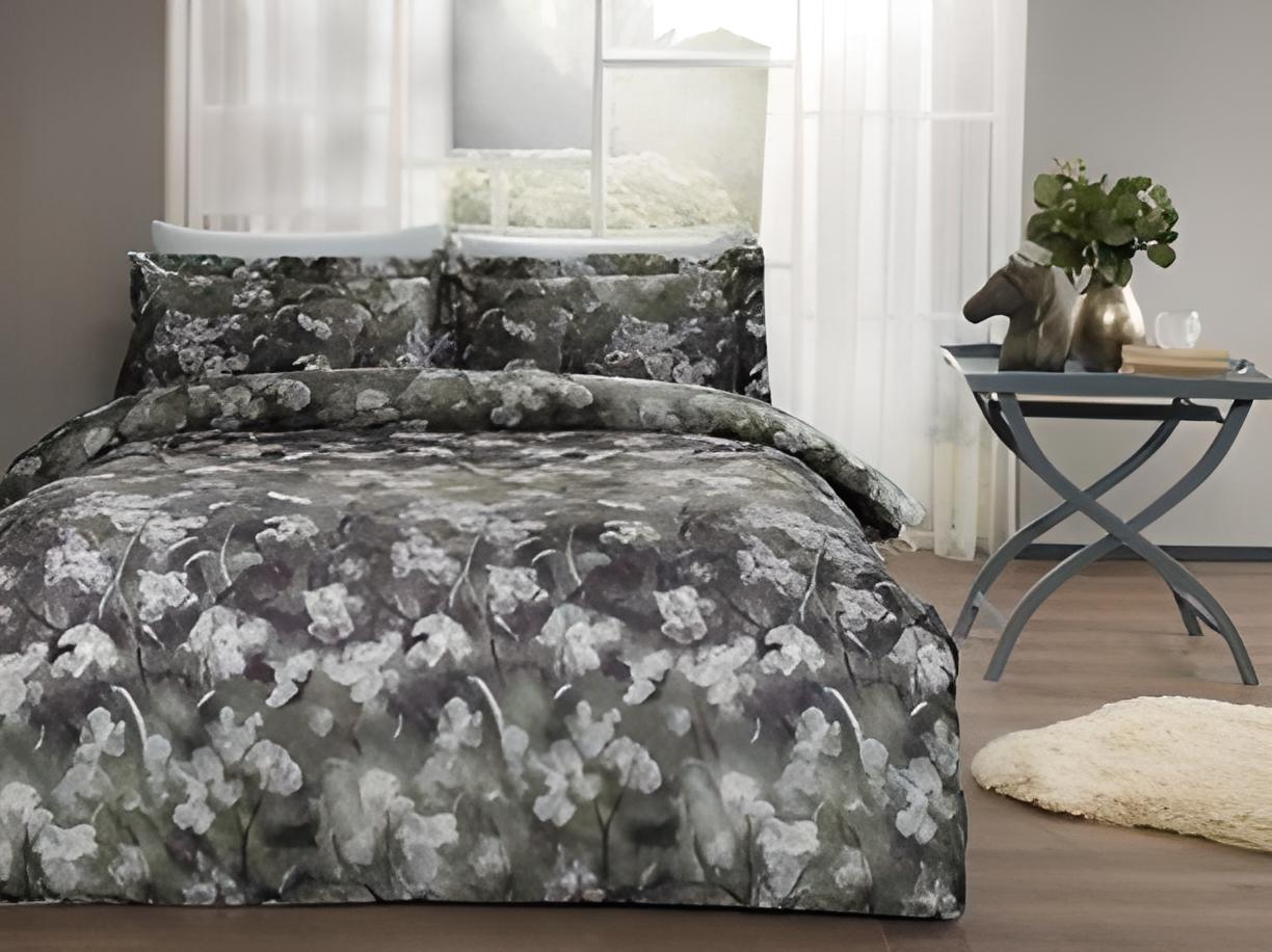 Постельное белье Tivolyo Home Gilles Делюкс сатин евро 240x260 см Olive (2000022265478)