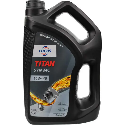 Моторное масло Fuchs Titan Syn MC 10W-40 5 л (602003027) Моторное масло Fuchs Titan Syn MC 10W-40 5 л (602003027)