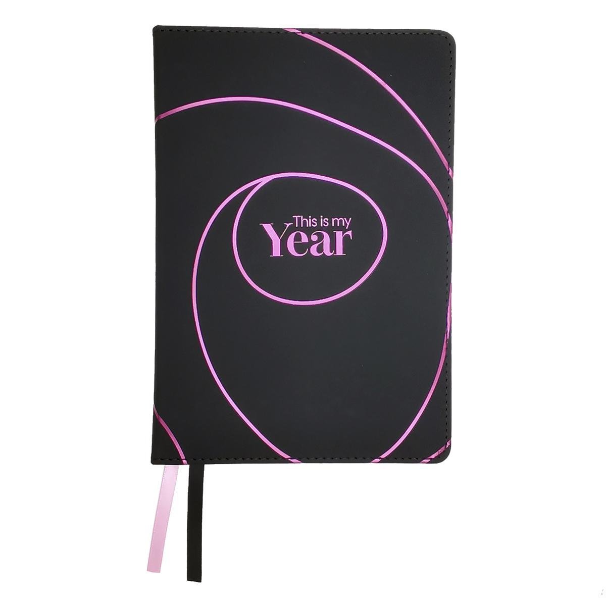 Ежедневник Leo Planner Bermuda датированный 2023 А5 Черный (252340)