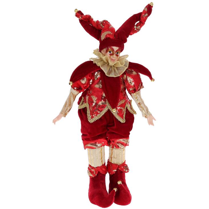 Фигурка новогодняя BonaDi мягкая Арлекин (NY14-702)