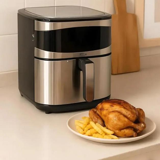 Аерогриль сенсорний Zepline на 2 тена 12 л 4200 W - фото 2 Аерогриль сенсорний Zepline на 2 тена 12 л 4200 W - фото 2