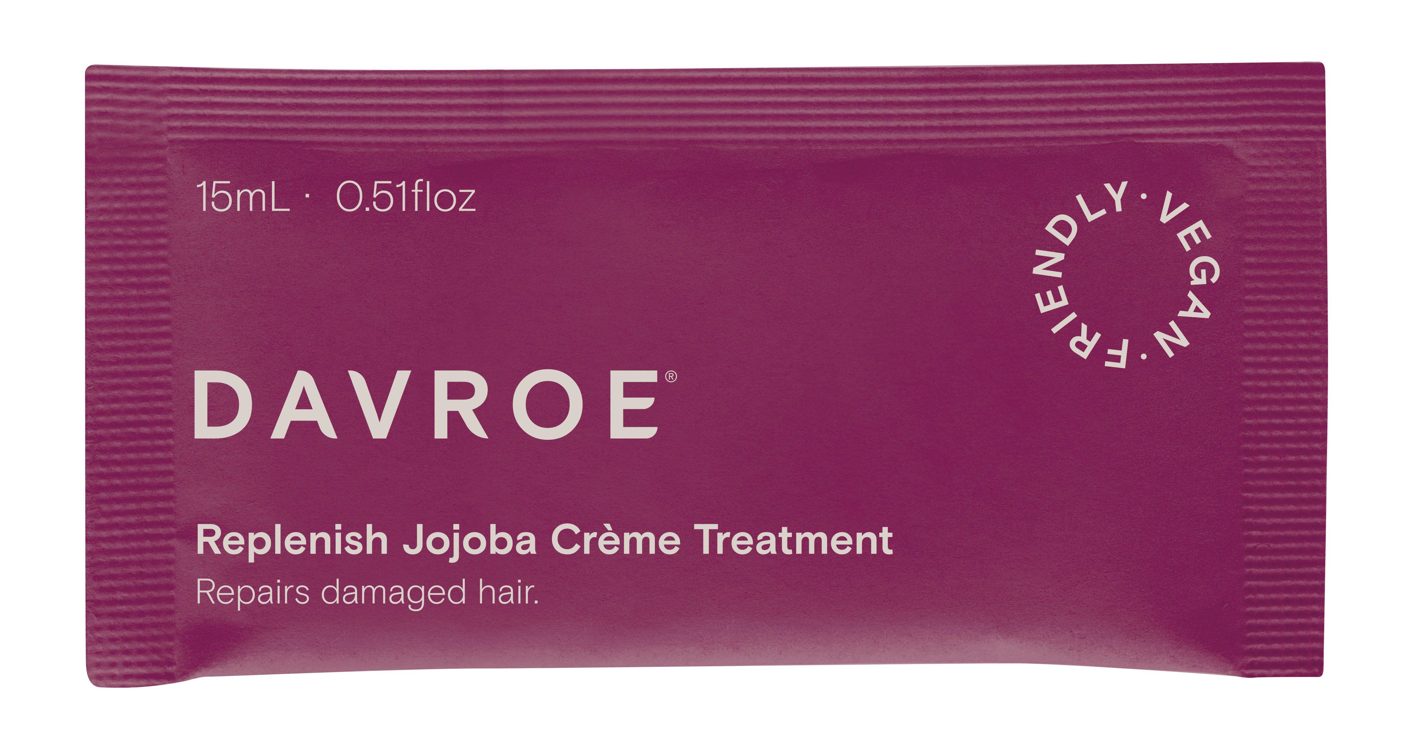 Крем восстанавливающий Davroe Replenish Jojoba Creme Treatment для химически обработанных и натуральных волос 15 мл (17764084)