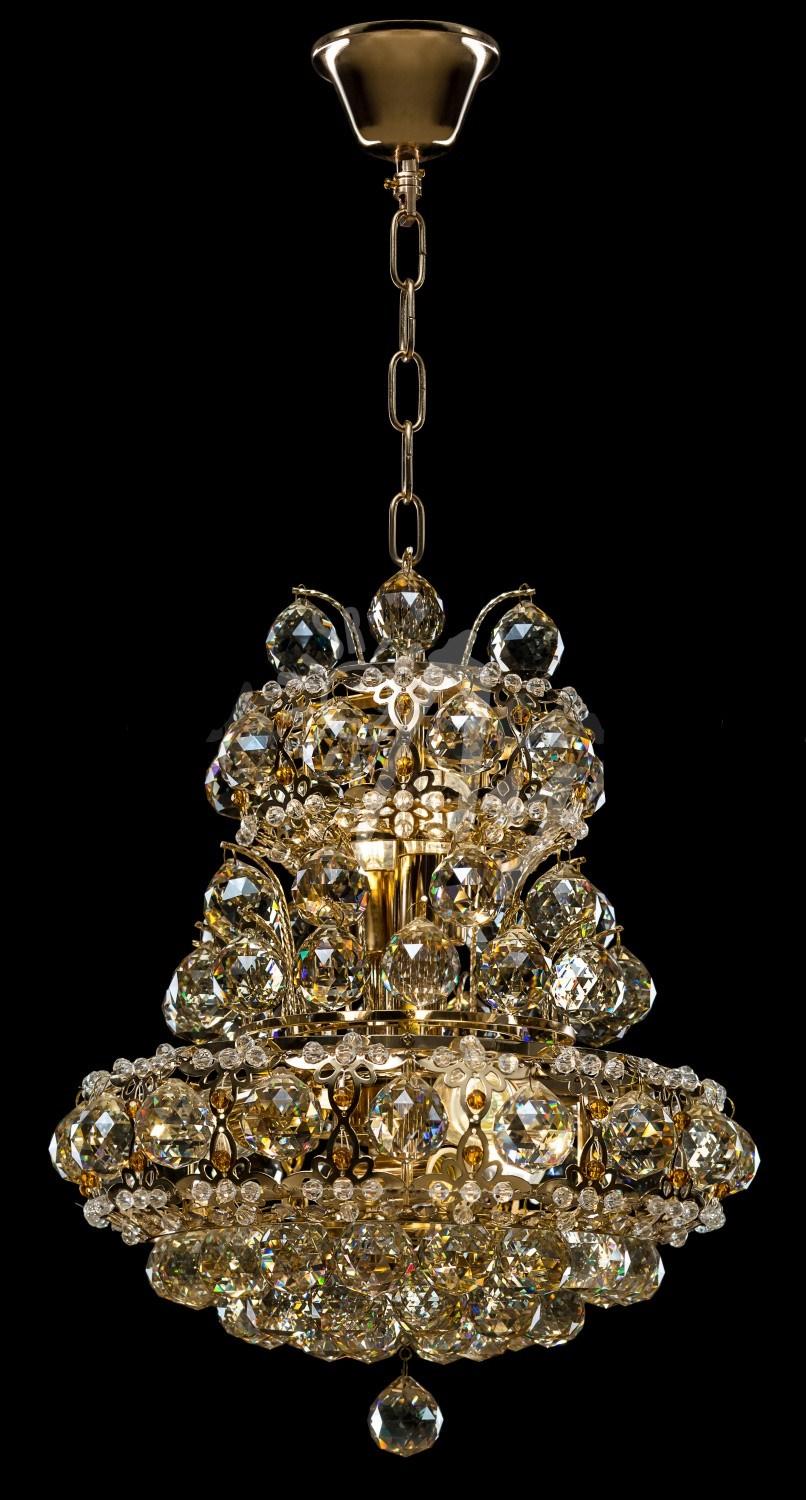 Хрустальная люстра L0469/7 Белый/Золото (AN000422)