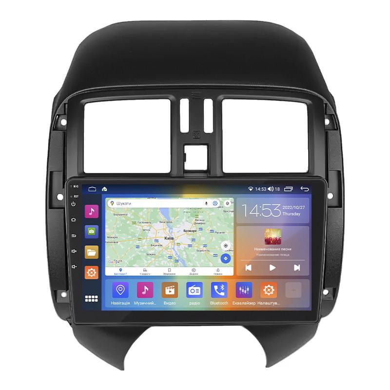 Автомагнитола штатная Lesko для Nissan Versa II 2012-2014 9" 2/32Gb CarPlay 4G Wi-Fi GPS Prime MOB