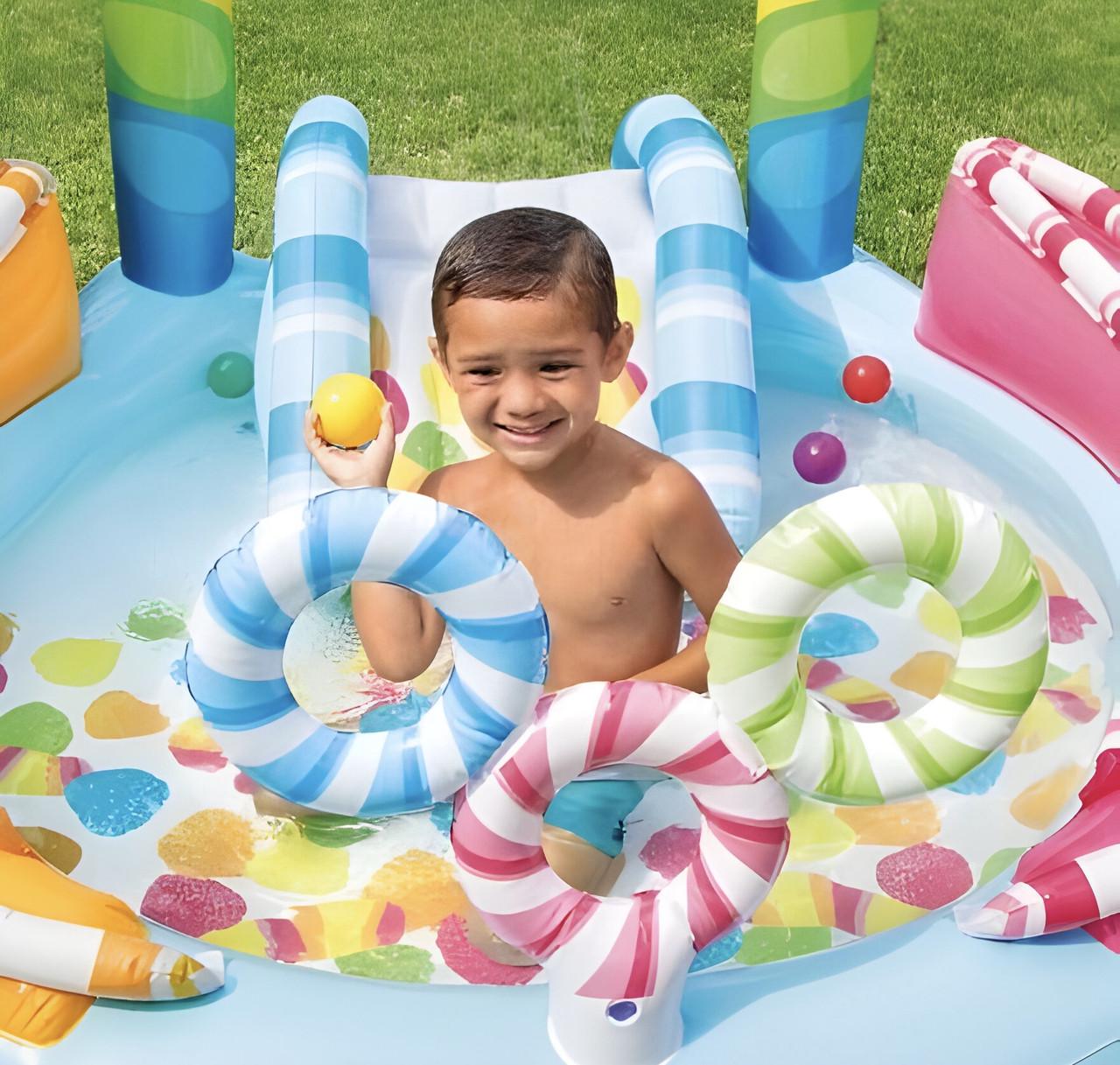 Басейн із гіркою Intex Цукеркові веселощі (15005219) - фото 4 Басейн із гіркою Intex Цукеркові веселощі (15005219) - фото 4